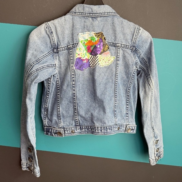 Desigual Multicolor Patchwork Jean Jacket - Picture 5 of 12